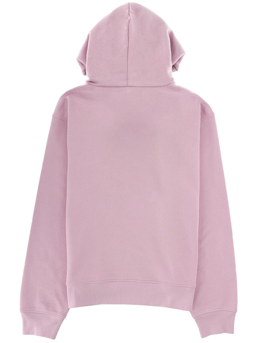 Felpa rosa con cappuccio e logo rosso - YES SHOPFelpeMARNIFUMU0137PSUSCY85-IT 429208214652771