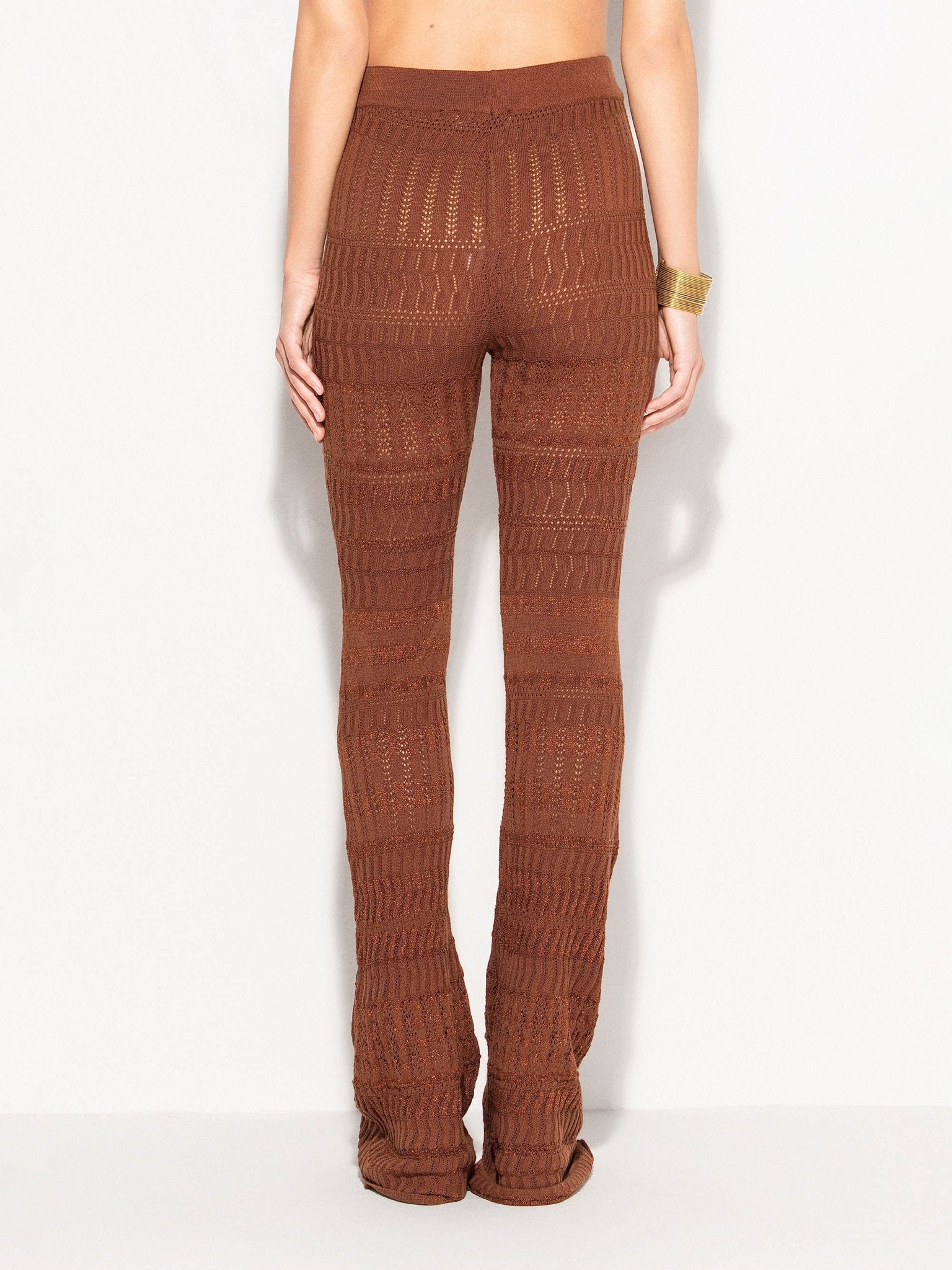 Pantalone lurex lace moro - YES SHOPPantaloniAKEPPTKD13211-XXS3623454503771