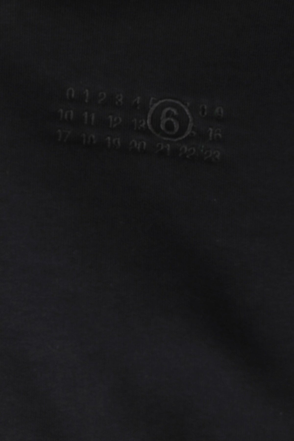 Felpa MM6 nera logo Numeric - YES SHOPFelpeMM6 MAISON MARGIELAS6HG0033-0