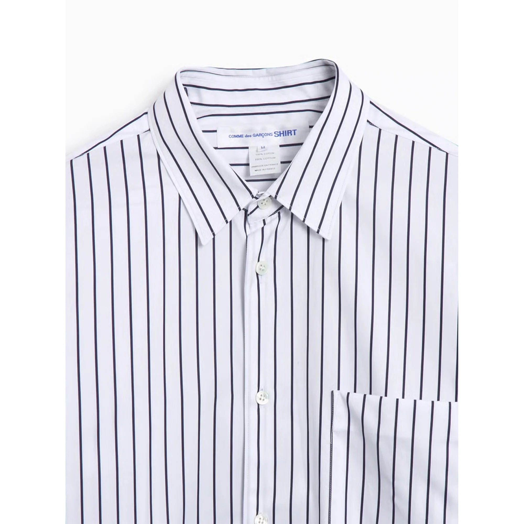Camicia Bianca a righe nere - YES SHOPCamicieCOMME DES GARÇONSFZ-B115-PER-119-XXS