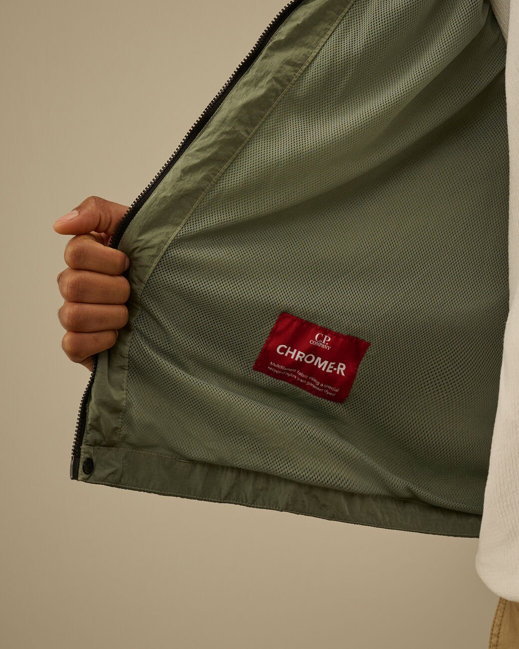 Overshirt verde Chrome - r con zip - YES SHOPGiubbottiC.P. COMPANY20CMOS710A-005904G -XXS6346145925771
