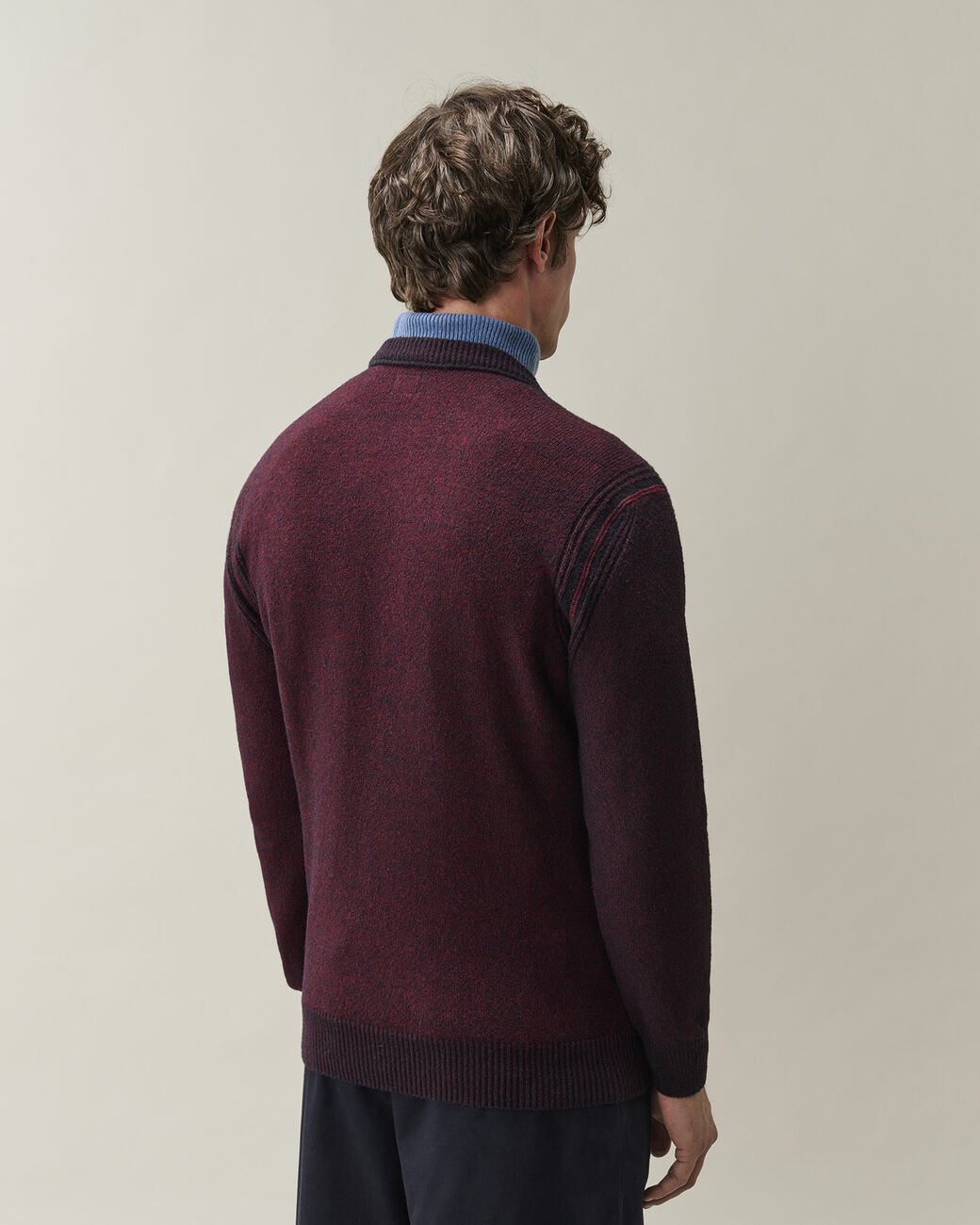 Maglia Fleece Knit Lens Contrast bordeaux - YES SHOPMaglioniC.P. COMPANY21CMKN297A/006170A-35041863710971