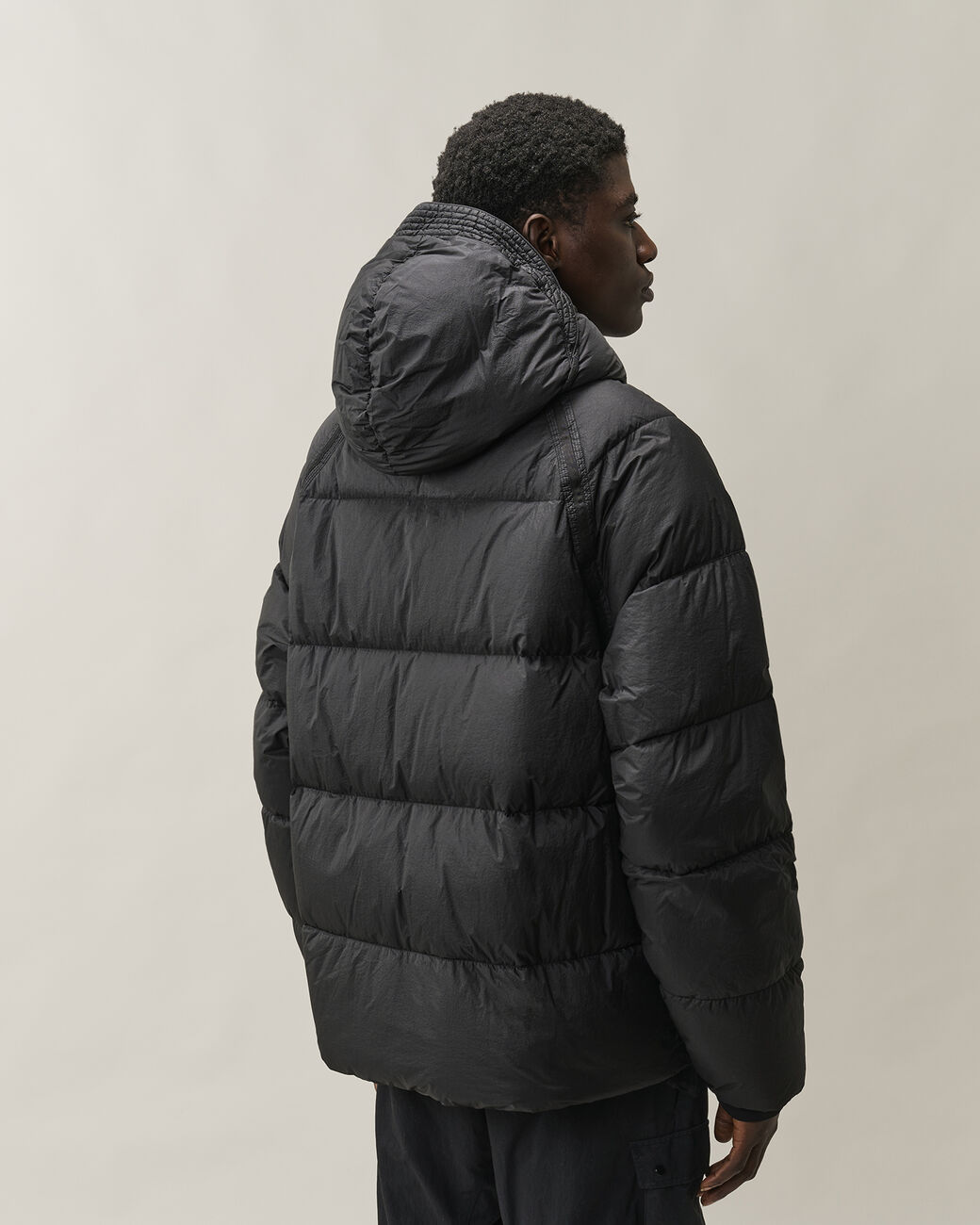 Piumino Down Shield Lens Hooded Puffer nero - YES SHOPGiubbottiC.P. COMPANY21CMOW210A/110655G-31521863710971