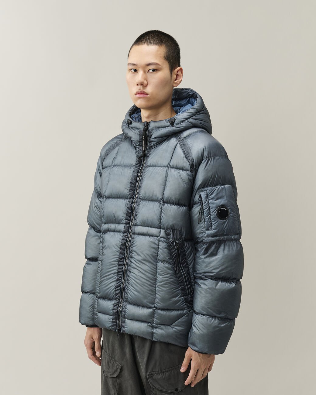Piumino D.D. shell puffer ottanio - YES SHOPGiubbottiC.P. COMPANY21CMOW702A/110416A-38618663710971
