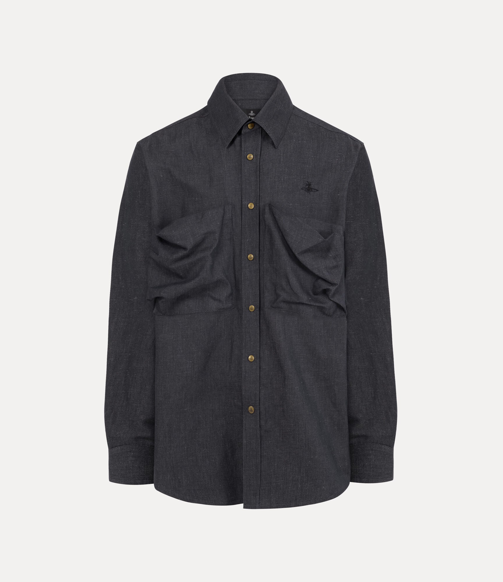 Overshirt Achilles grigio scuro - YES SHOPCamicieVIVIENNE WESTWOOD2401004J-W01D9-ACHILLES OVERSHIRT-XXS3975131776771