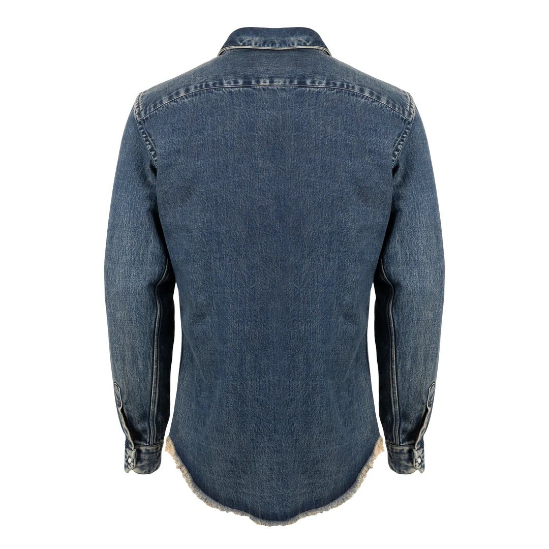 Camicia Mark in denim lavaggio coffee - YES SHOPCamicieCOSTUMEIN26F101 MARK-IT 42