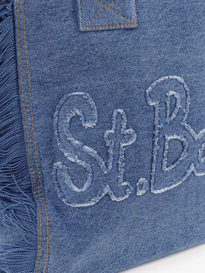 Borsa a spalla Vanity in canvas di cotone con patch logo Saint Barth - YES SHOPBorse a spallaMC2 SAINT BARTHVANI003/08017L-Taglia unica4315556742771