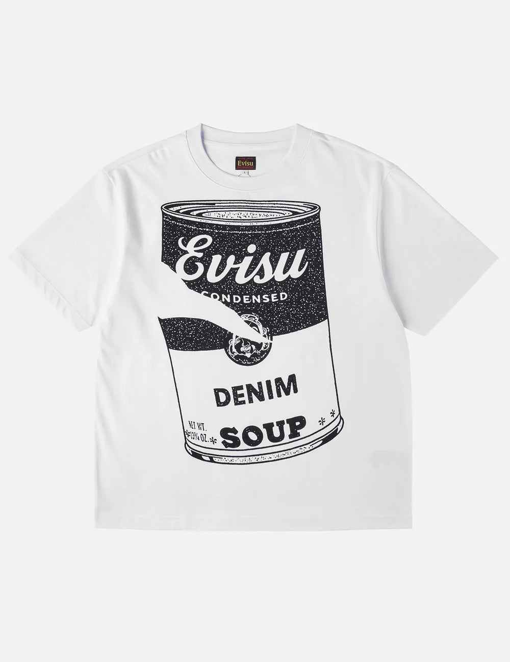 T-shirt bianca stampa "Denim soup" - YES SHOPT-shirtEVISU2ESEJM6TS6027-XXS1355131776771