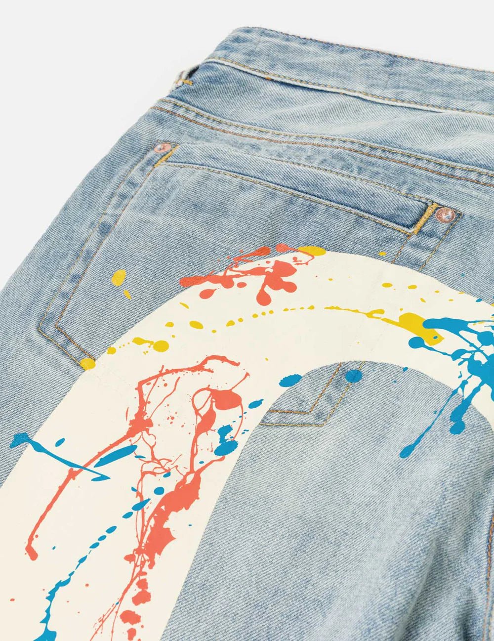 Jeans in denim chiaro e Daicock tinto a spruzzo - YES SHOPJeansEVISU2ESHTM6JE1052-W281963748964771