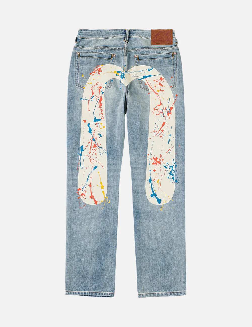 Jeans in denim chiaro e Daicock tinto a spruzzo - YES SHOPJeansEVISU2ESHTM6JE1052-W281963748964771