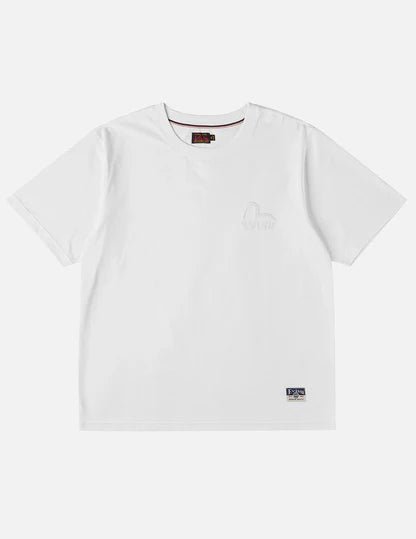 T-shirt bianca con ricamo logo gabbiano - YES SHOPT-shirtEVISU2ESHTM6TS1073-XXS9783748964771