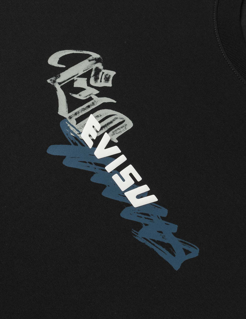 T-shirt nera graffiti integrale - YES SHOPT-shirtEVISU2ESHTM6TS1098-XXS9655131776771