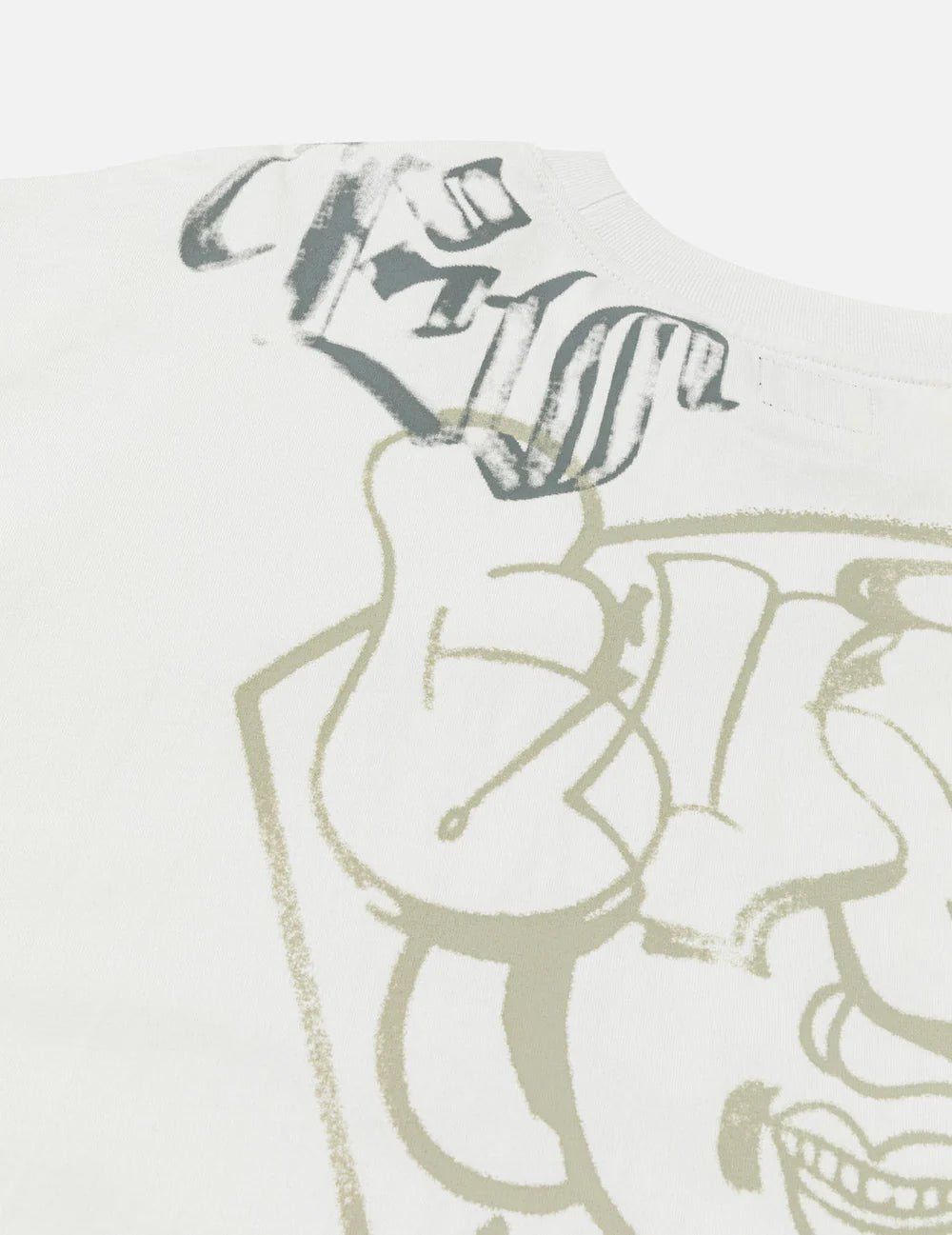 T-shirt ecru graffiti integrale - YES SHOPT-shirtEVISU2ESHTM6TS1098-XXS8855131776771