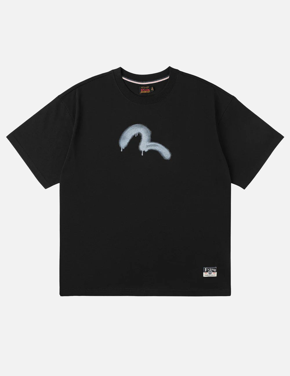 T-shirt nera " angel graffiti " - YES SHOPT-shirtEVISU2ESHTM6TS1105-XXS9201031776771
