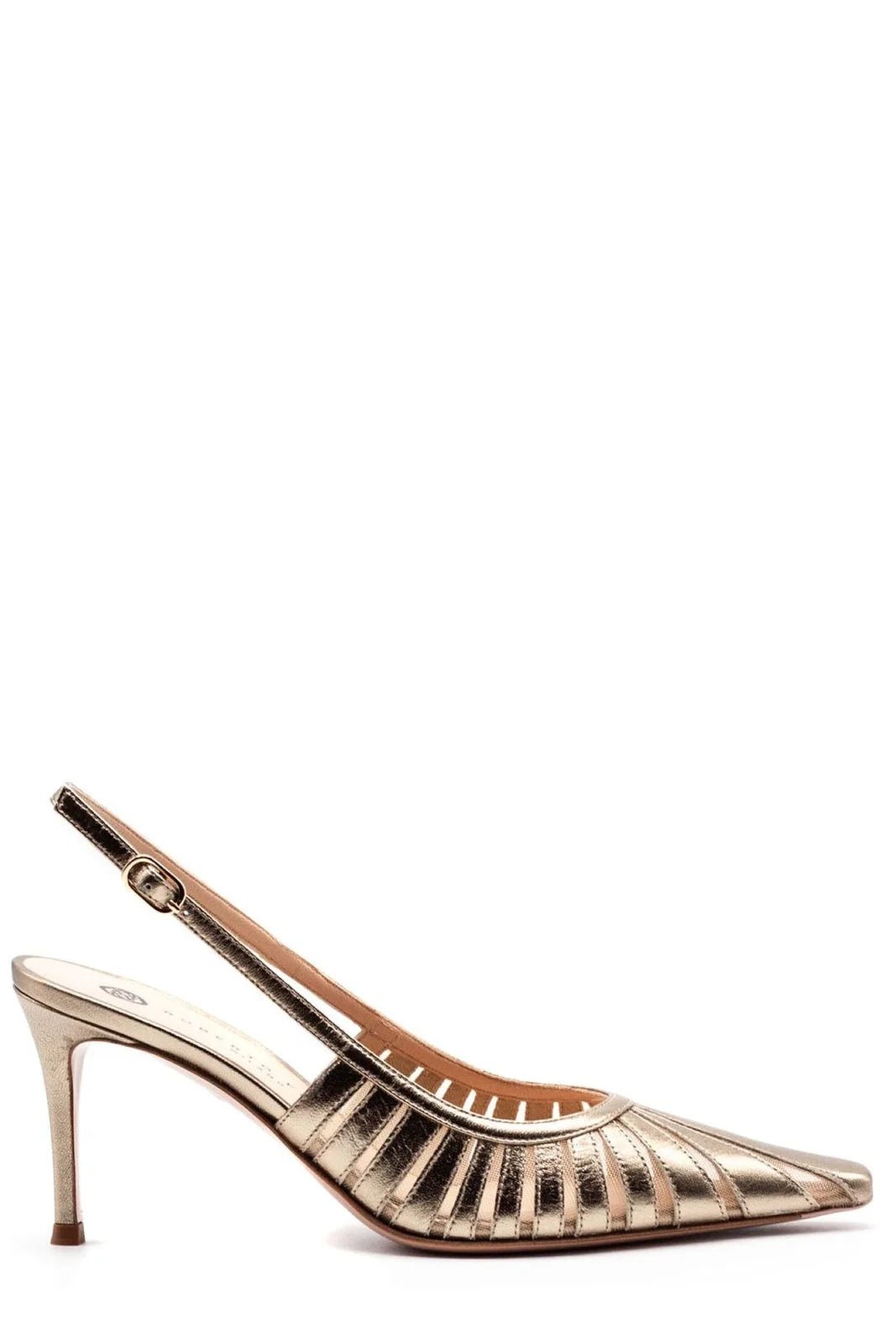 Slingback Ade in pelle e tessuto platino - YES SHOPScarpe elegantiROBETO FESTAADE-IT 361478349676771