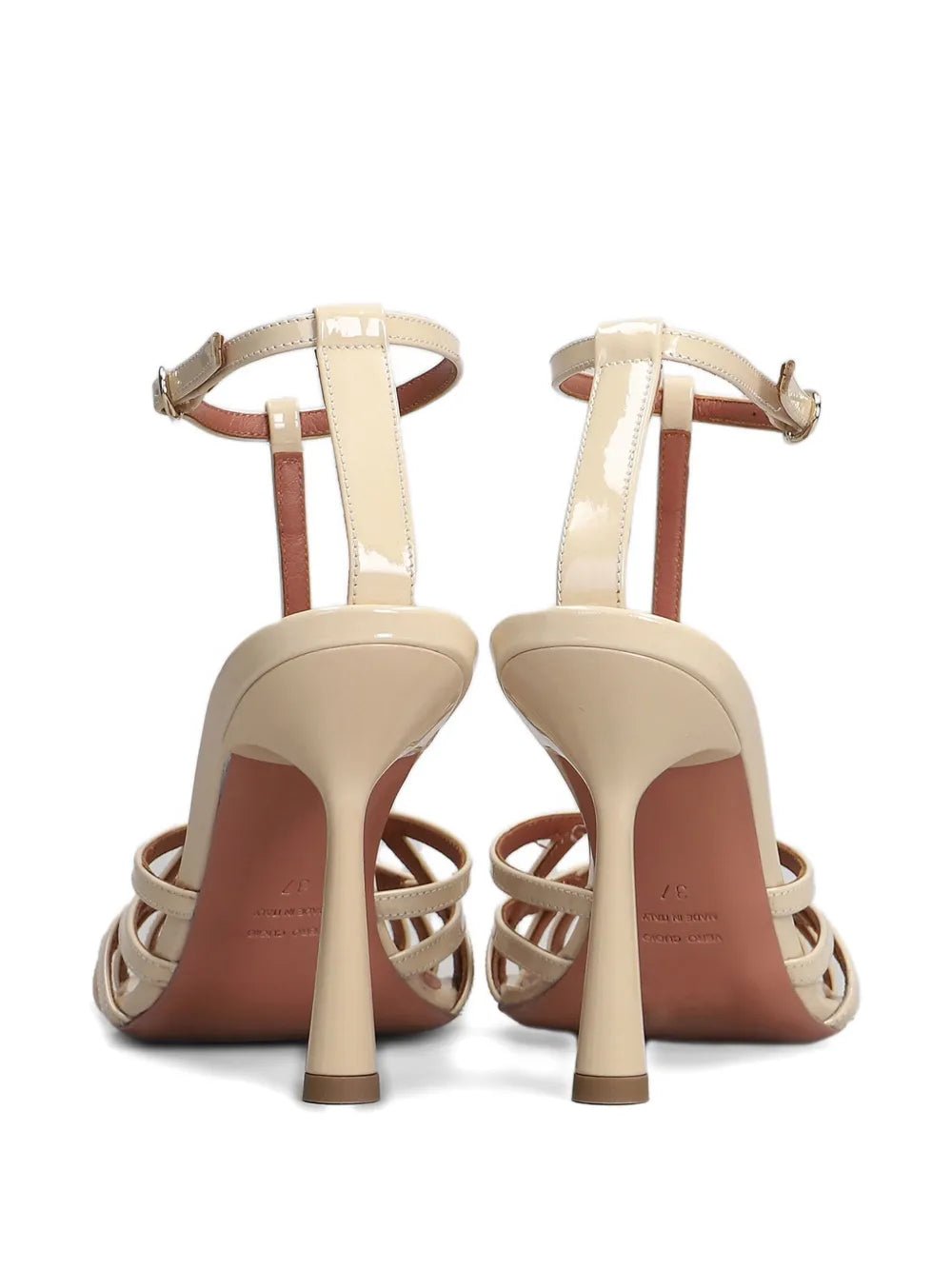 Sandalo Lidia a gabbia in vernice nude - YES SHOPScarpe elegantiCASTAGNALIDIA-IT 367159185235771