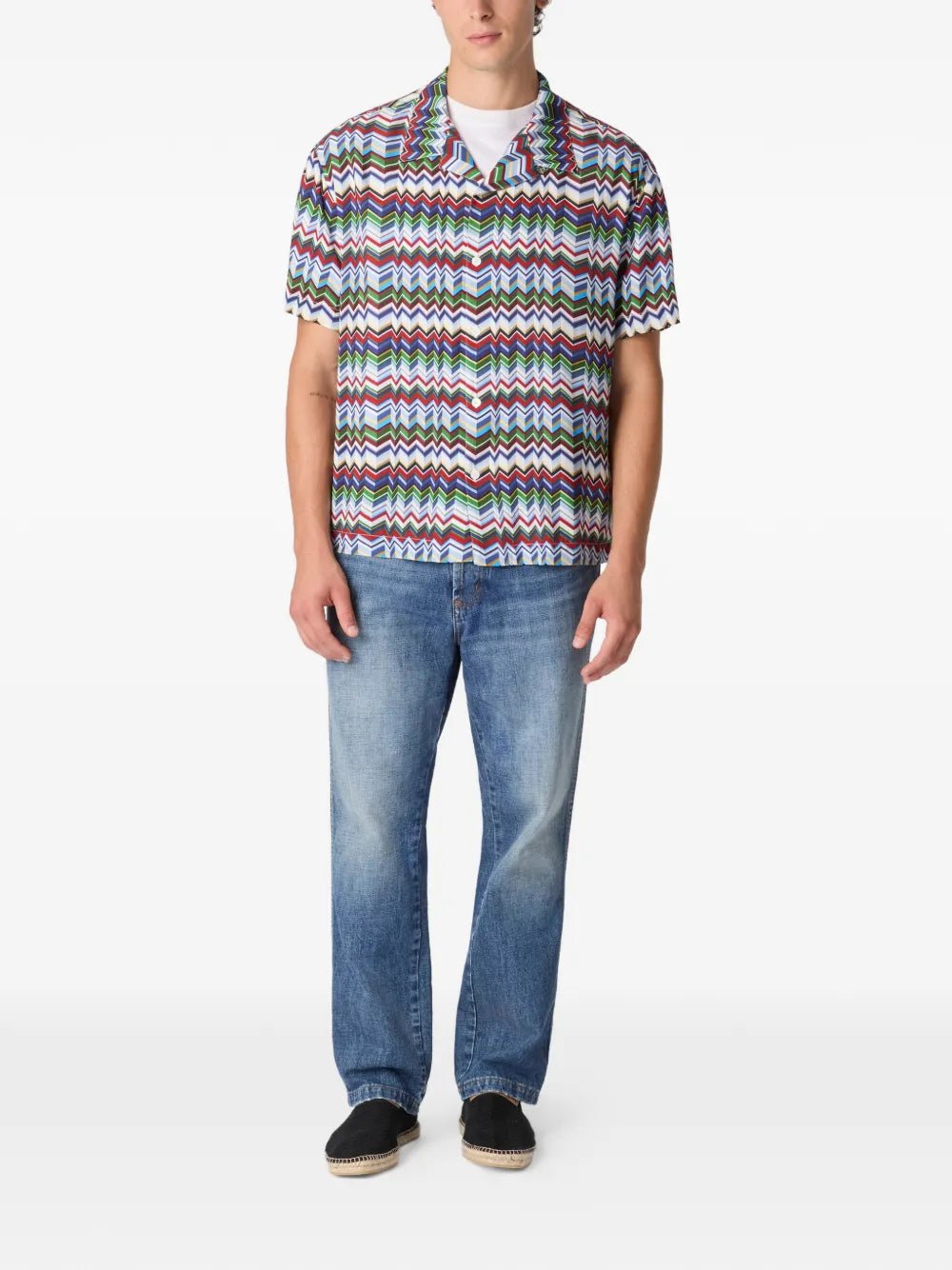 Camicia multicolor con collo bowling - YES SHOPCamicieMISSONIBS26SJ01 BW010I-XXS8999605742771