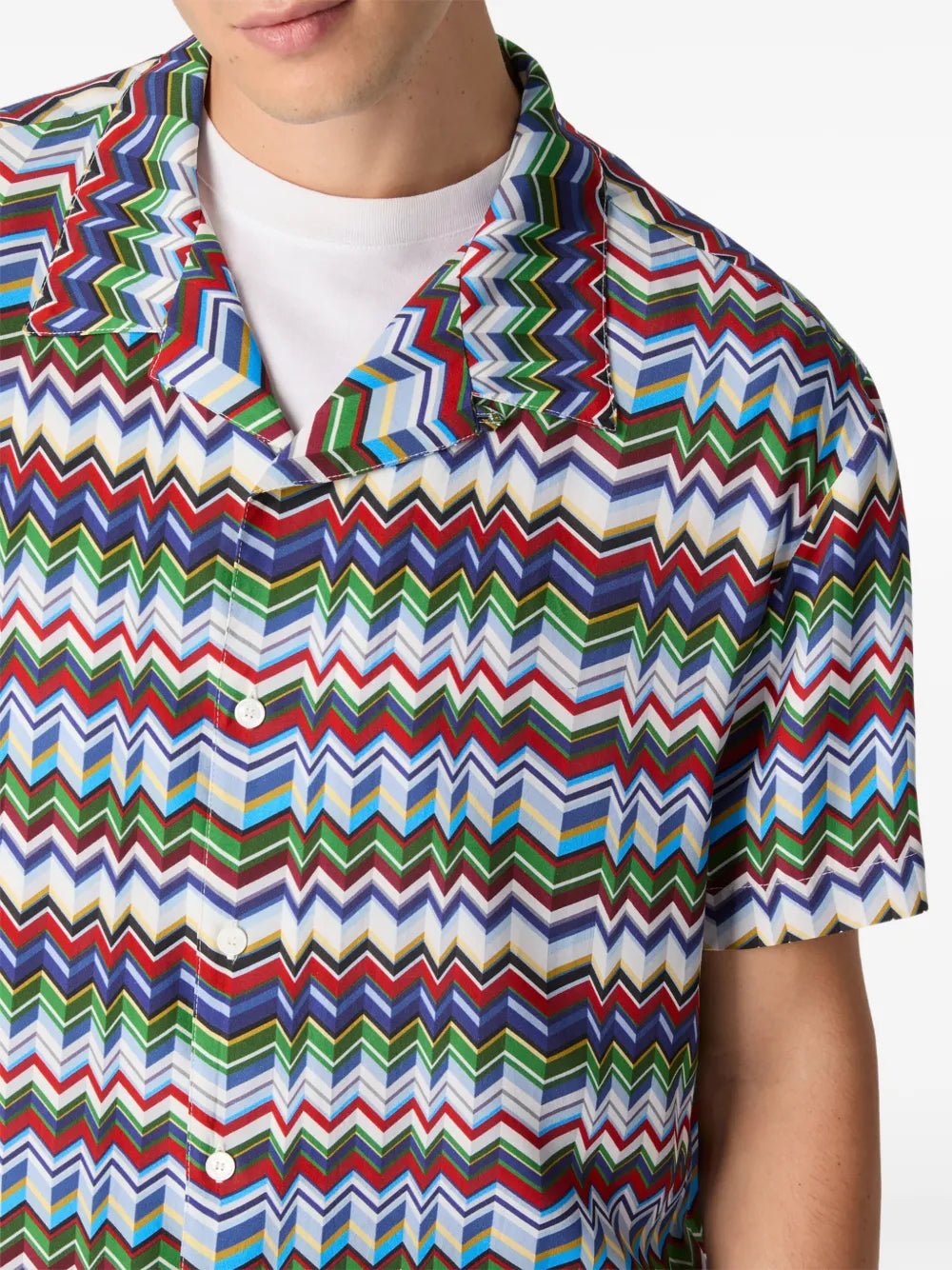 Camicia multicolor con collo bowling - YES SHOPCamicieMISSONIBS26SJ01 BW010I-XXS8999605742771
