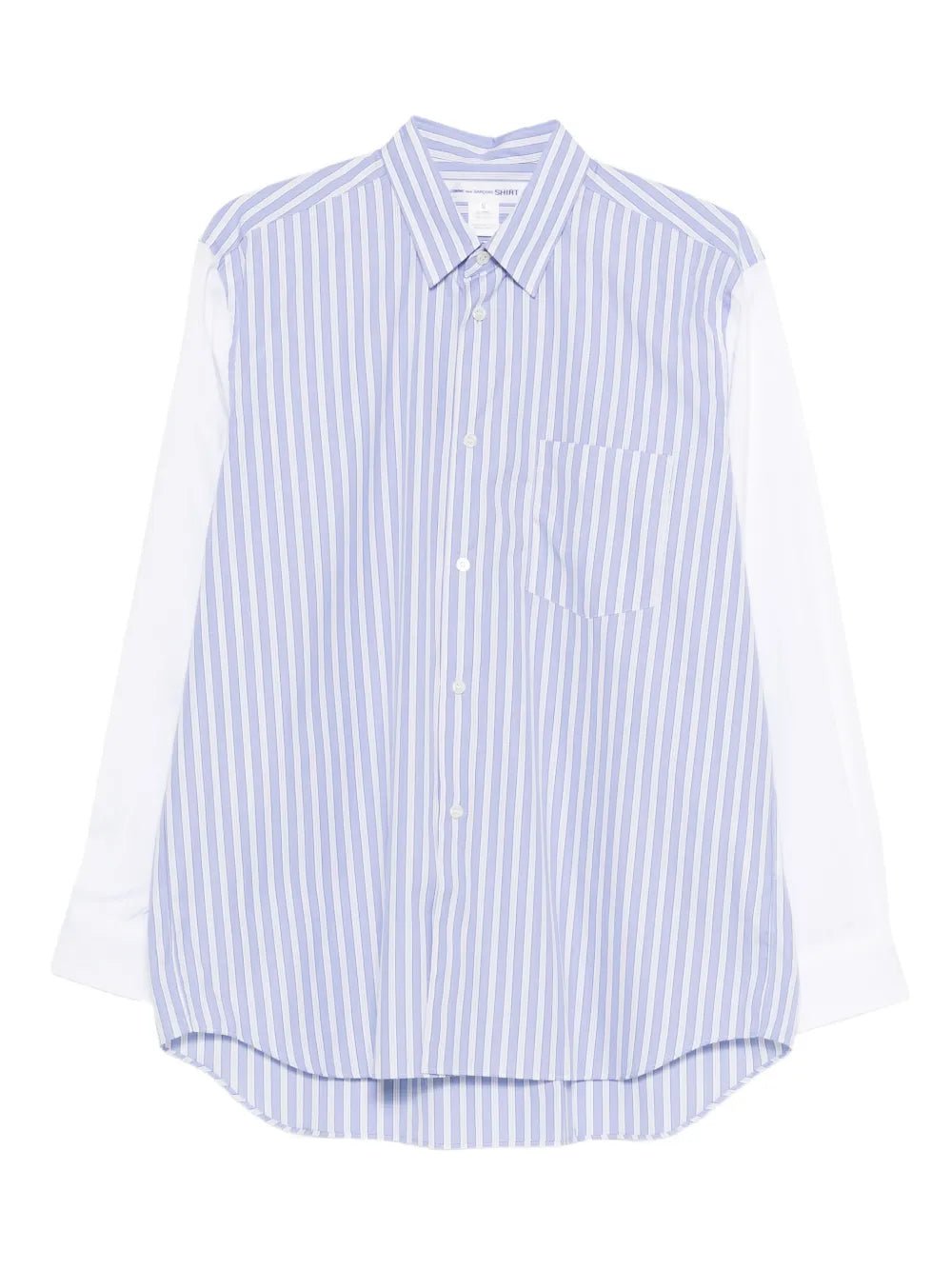 Camicia azzurra a righe con maniche bianche - YES SHOPCamicieCOMME DES GARÇONSFZ-B157-PER-2-XXS
