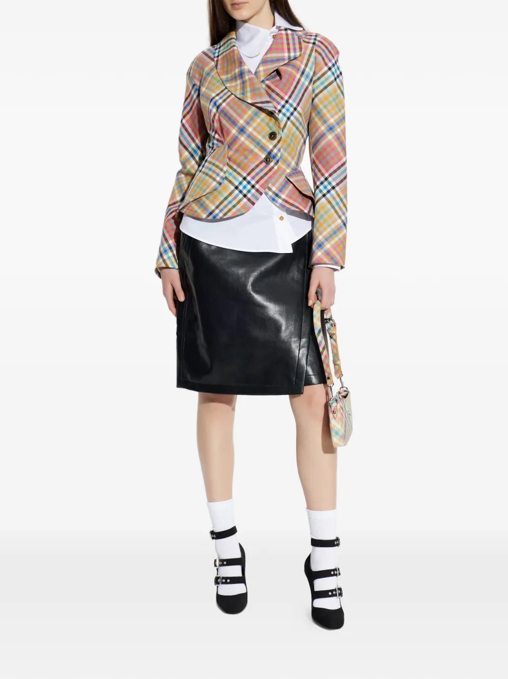 Giacca Stormy Heater Check multicolor - YES SHOPGiaccheVIVIENNE WESTWOOD1401007S-W01CD-IT 346155549676771