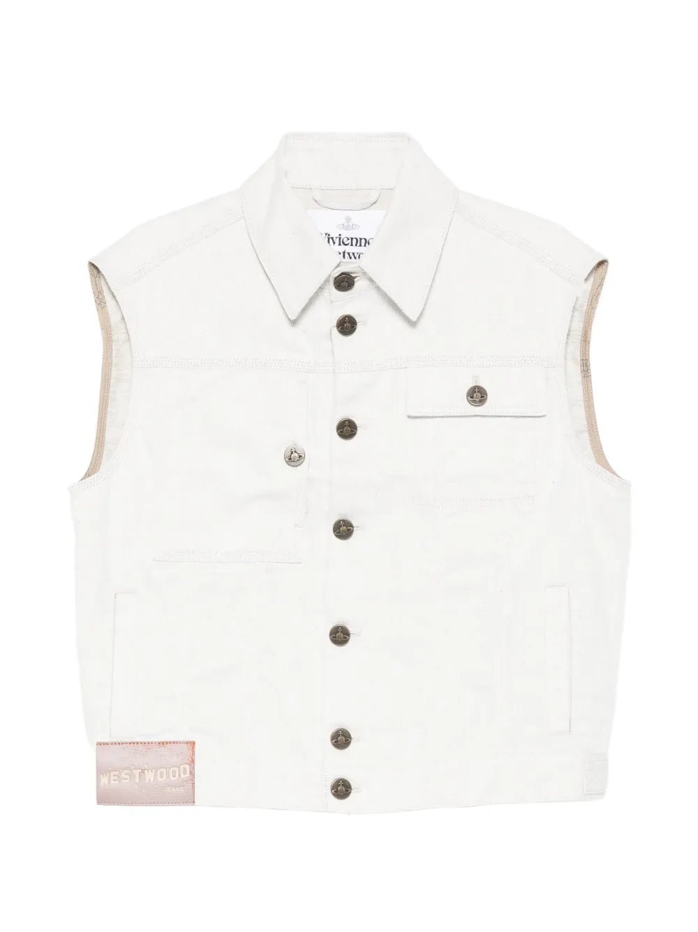 Giacca Work bianca smanicata - YES SHOPGiubbottiVIVIENNE WESTWOOD2801000L-W01ER-XXS