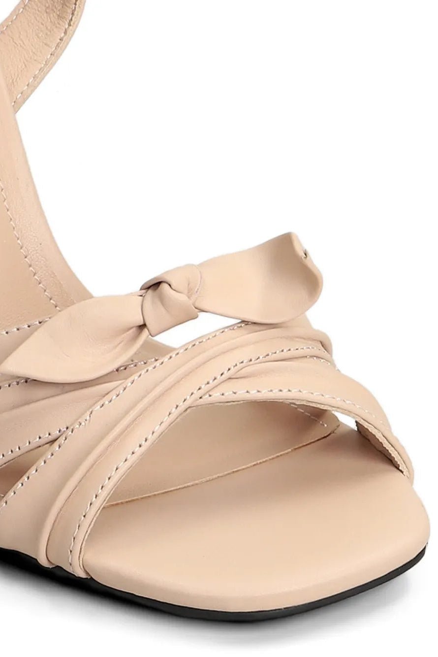 Sandalo Naisa in pelle nude con fiocco sulla fascia - YES SHOPScarpe elegantiGOLD&ROUGENAISA-IT 363324157313771