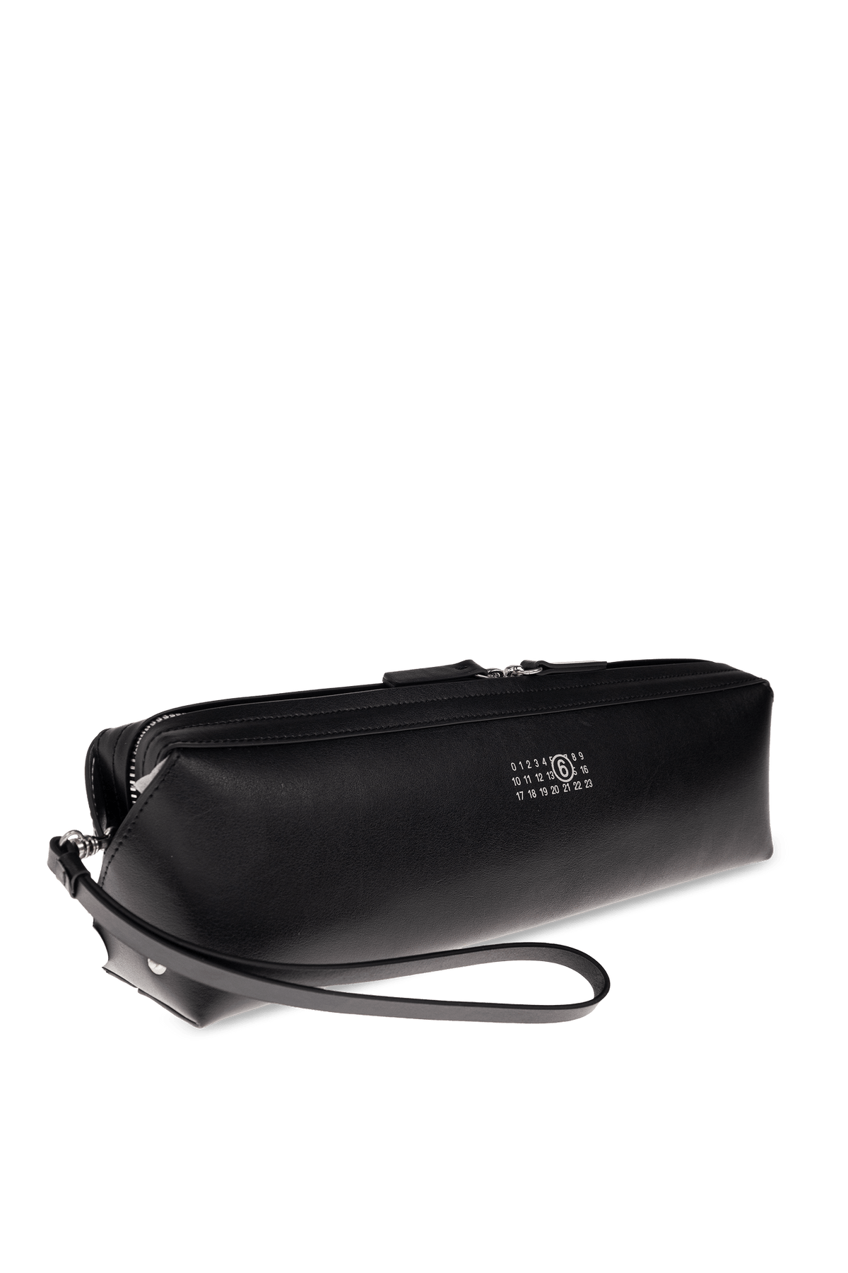 Clutch MM6 nera con logo Numeric - YES SHOPClutchMM6 MAISON MARGIELASB6WF0022-Taglia unica