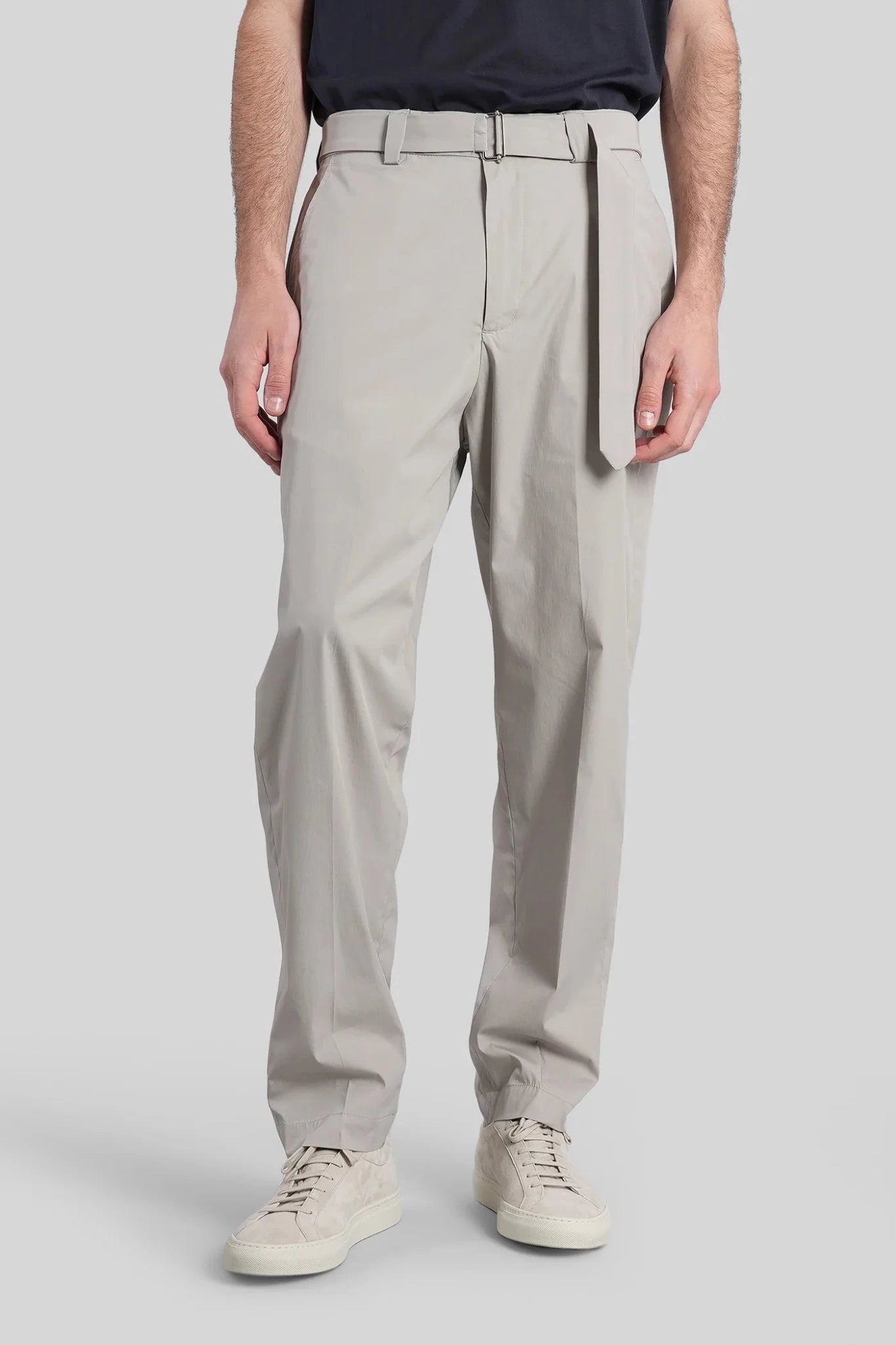 Pantalone Virgil ghiaccio con cintura - YES SHOPPantaloniLOW BRANDLP26029-W309867787272771
