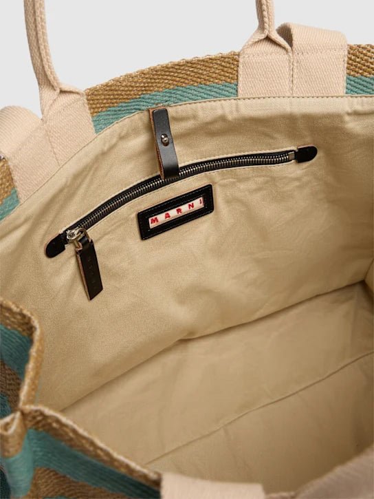 Borsa in tessuto fantasia a righe bicolor - YES SHOPBorse a spallaMARNISHMQ00341Q-Taglia unica