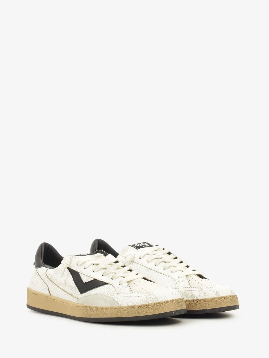 Sneakers Playnew Bianco in pelle craccata - YES SHOPSneakers4B12PLAYNEW U1041-IT 38