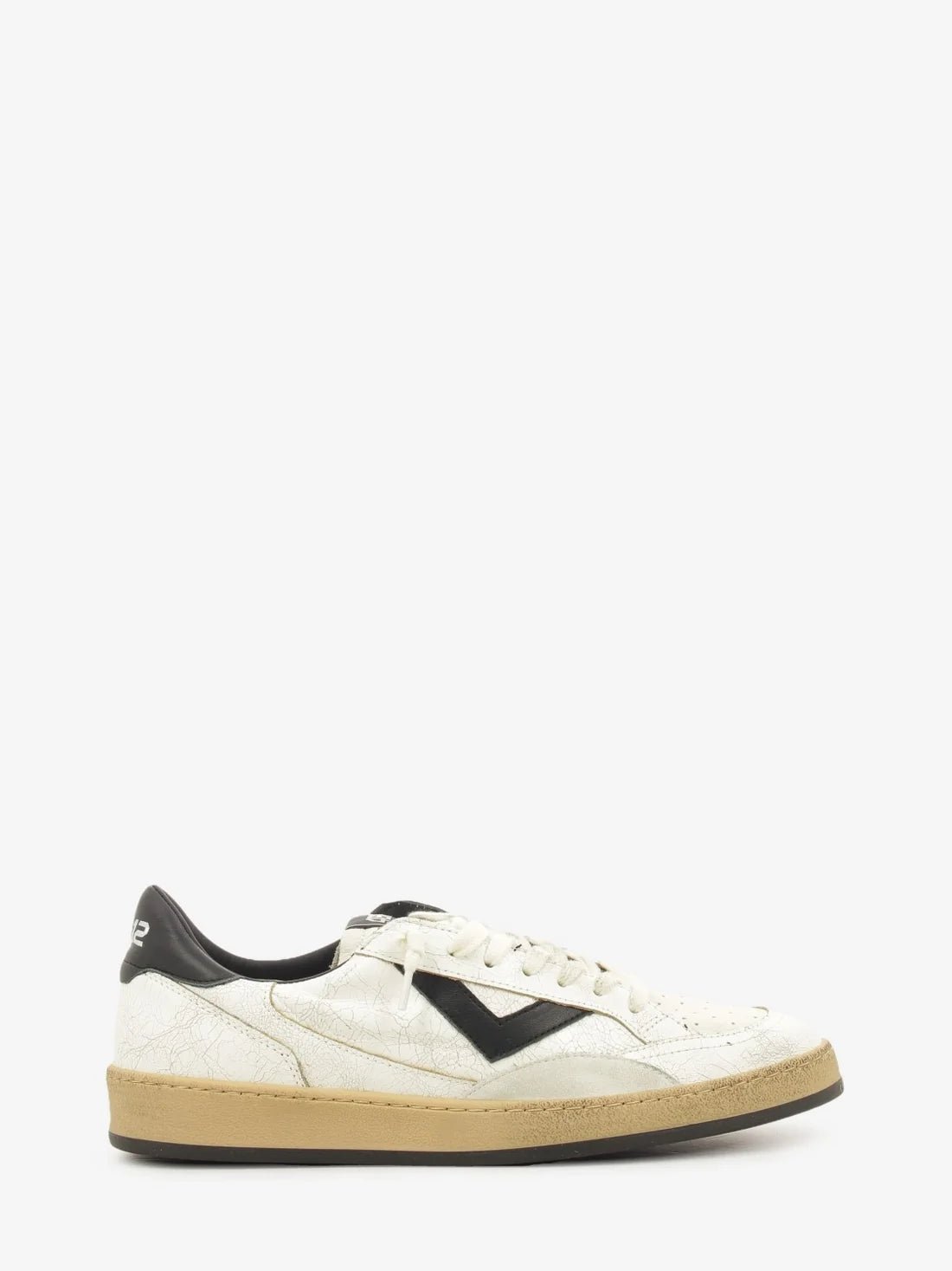 Sneakers Playnew Bianco in pelle craccata - YES SHOPSneakers4B12PLAYNEW U1041-IT 38