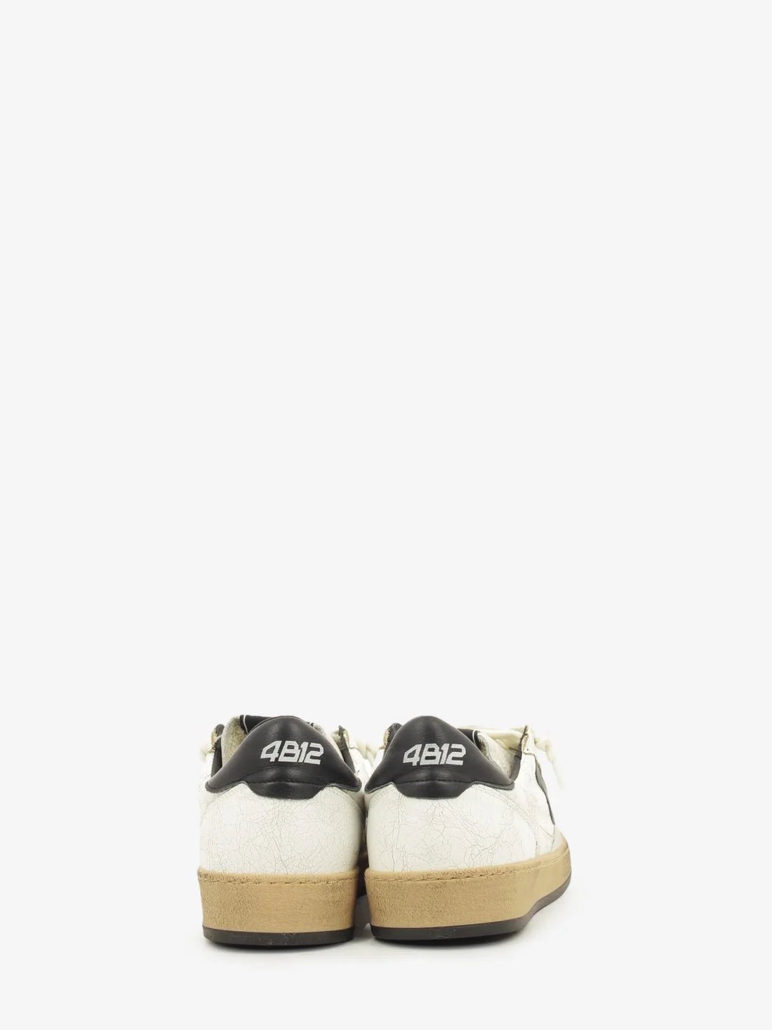 Sneakers Playnew Bianco in pelle craccata - YES SHOPSneakers4B12PLAYNEW U1041-IT 38