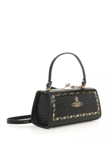Borsa doll xl nero con ricamo oro - YES SHOPBorse a manoVIVIENNE WESTWOOD4B01000YW-L00C9-Taglia unica7056817998571