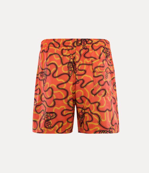 Costume da bagno surf rosso con stampa wiggle - YES SHOPCostumi da bagnoVIVIENNE WESTWOOD81010003-W01FD-XXS