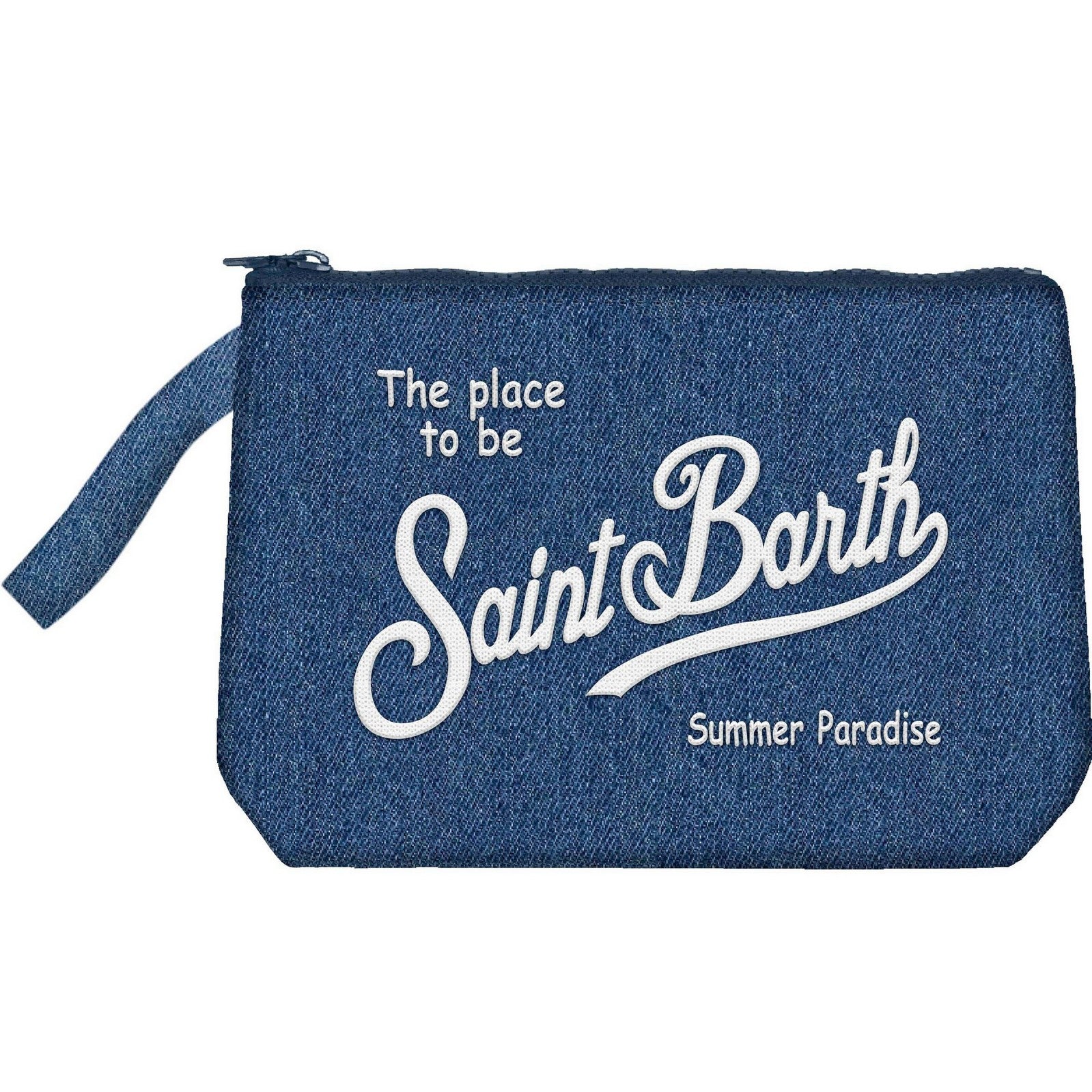 Pochette Aline in effetto denim scuro - YES SHOPPochetteMC2 SAINT BARTHALI0017/00436L-Taglia unica3215556742771