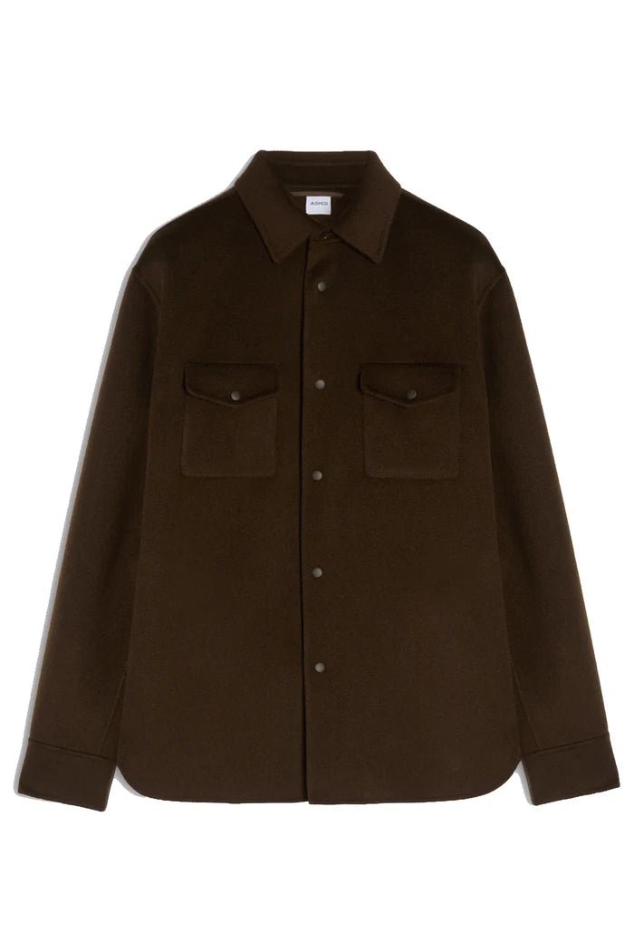 Overshirt in lana marrone - YES SHOPGiaccheASPESI1W6 CE11 P517-XXS