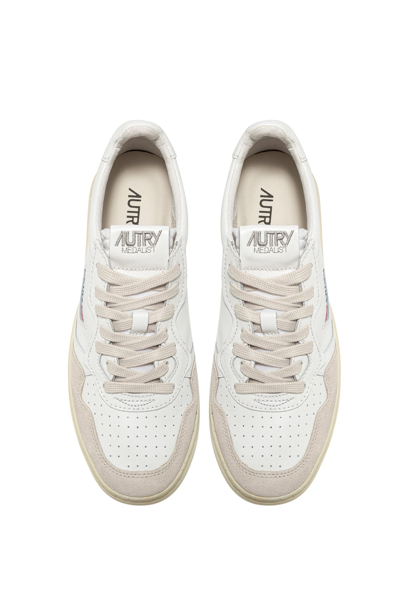 Sneakers Medalist low bianca e suede beige - YES SHOPSneakersAUTRYAULW LS33LS33-361329767386571