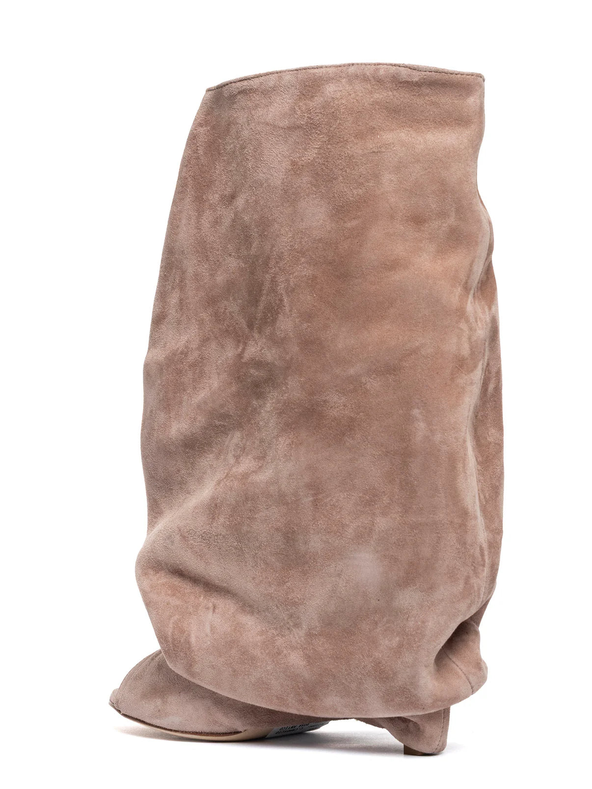 Stivale drappeggiato spuntato in suede rosa antico - YES SHOPStivalettiGISEL MOIRE'CAMY/C-IT 365498349676771
