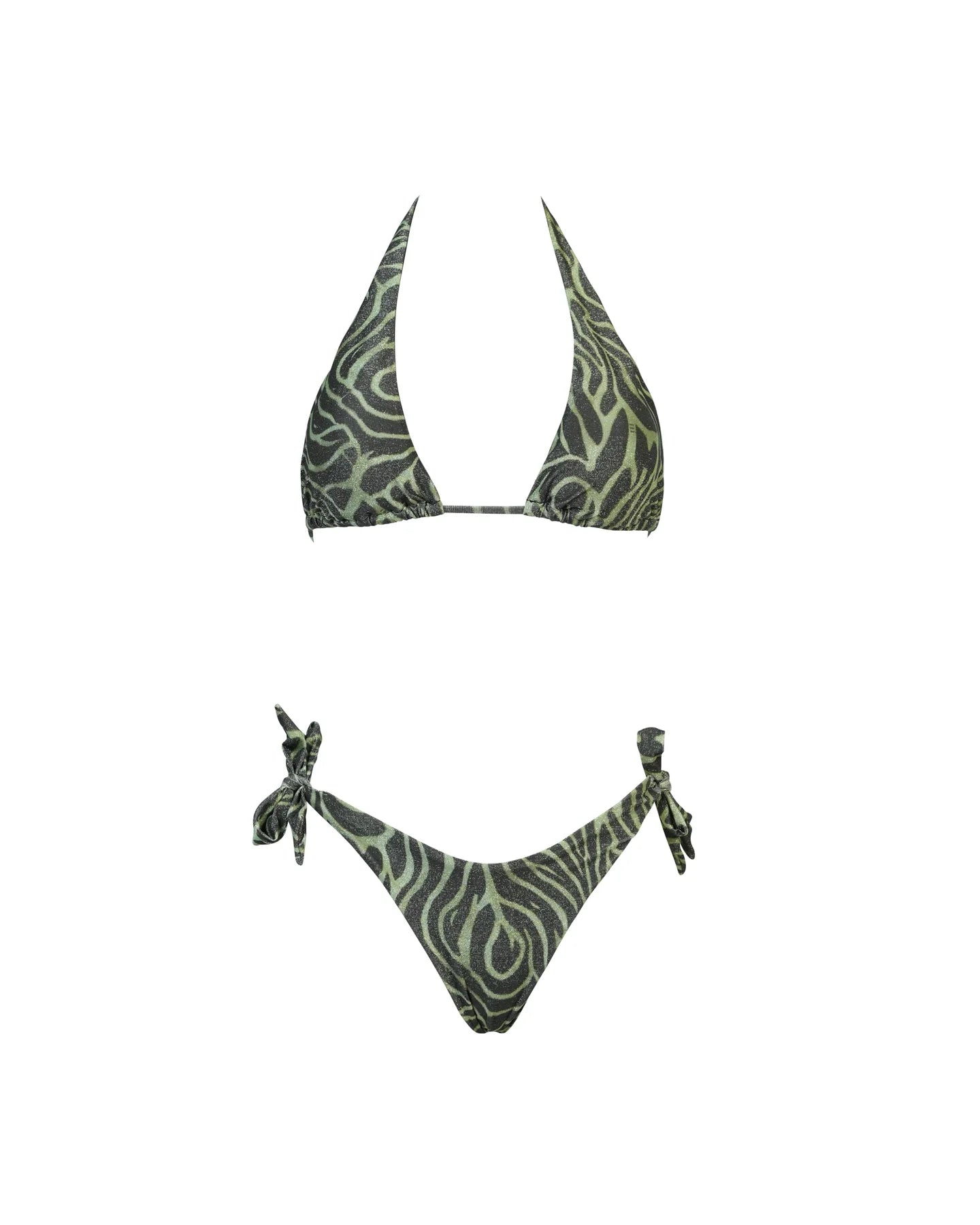 Bikini Benedetta in lurex zebrato verde - YES SHOPCostumi da bagnoMATINEE'CB7023-XXS