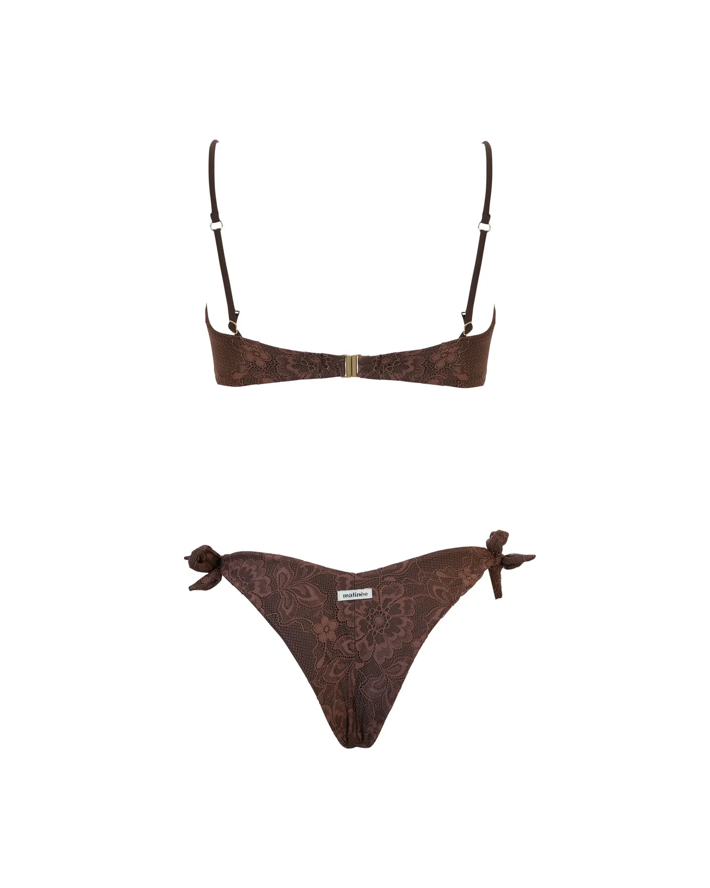 Bikini Sabrina in merletto marrone - YES SHOPCostumi da bagnoMATINEE'CB7038-XXS