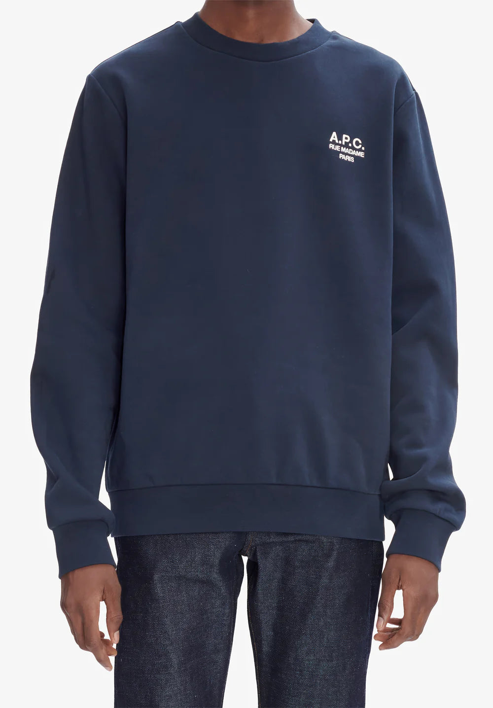 Felpa girocollo " rue madame " blu - YES SHOPFelpeA.P.C.COHBV-M27913-XXS