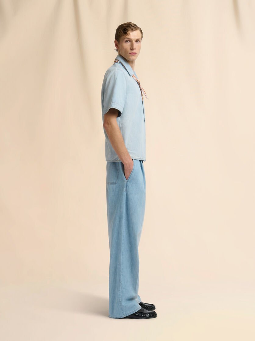Camicia in chambray azzurro con bandana - YES SHOPCamicieMARNICUJU0034Q0USCZ1200B15-IT 42