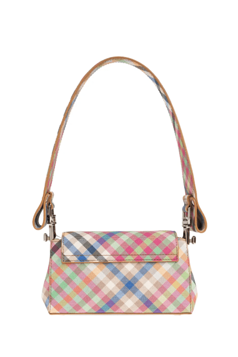 Borsa Mini Hazel in buccia d'arancia heater check multicolor - YES SHOPBorse a spallaVIVIENNE WESTWOOD4603000WW-S001S-Taglia unica5345549676771