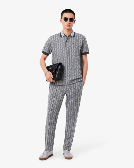 Polo con monogramma grigio chiaro - YES SHOPPoloLACOSTEDH1417-00-XXS8440567380771