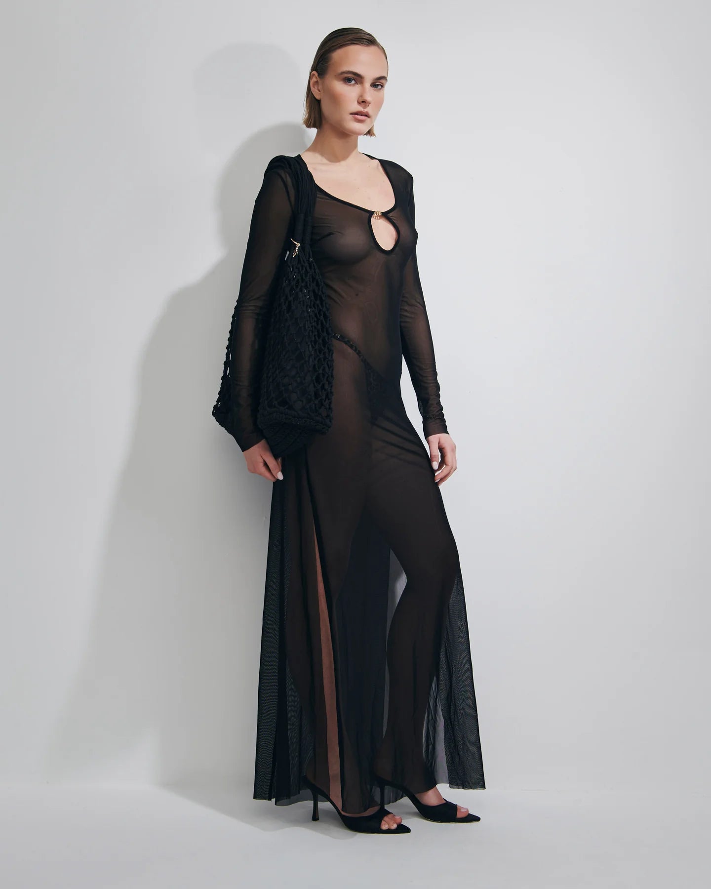 Abito Alicia in tulle nero - YES SHOPBeachwearMATINEE'DM7017-XXS