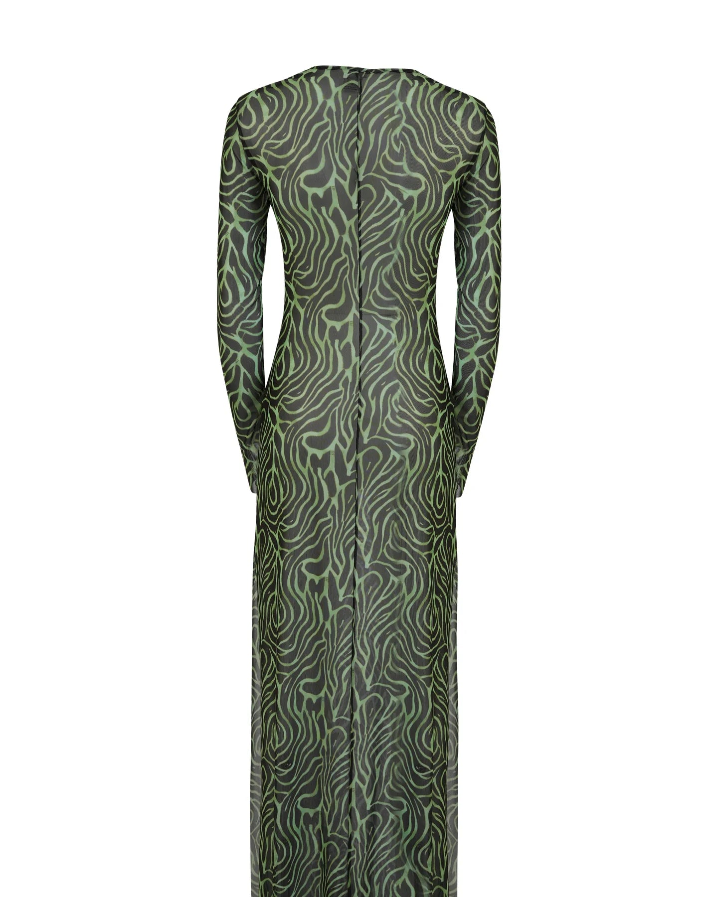 Abito Alicia in tulle zebrato verde - YES SHOPBeachwearMATINEE'DM7018-XXS