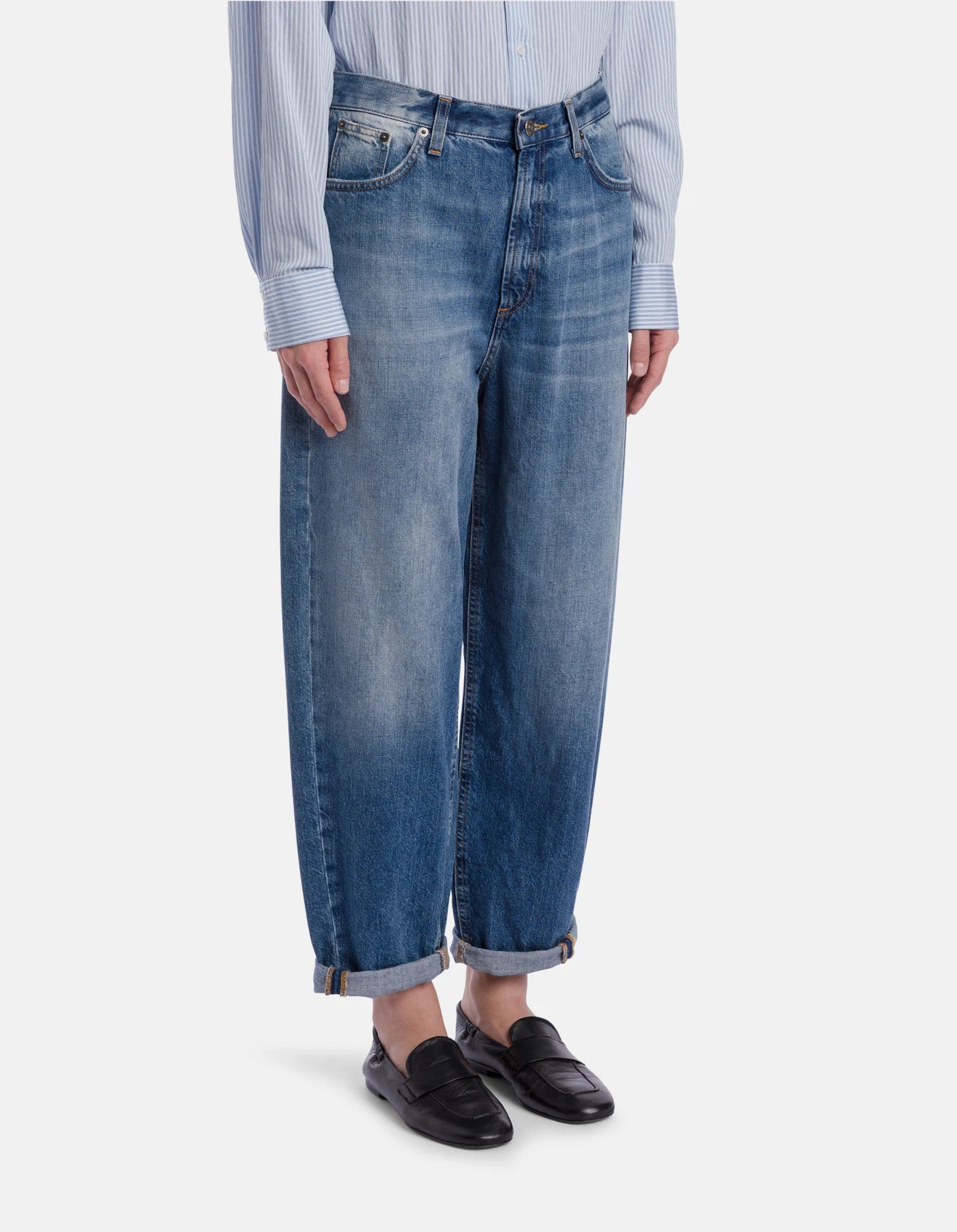 Jeans Bessie in denim scuro - YES SHOPJeansDONDUPDP784/DFE286D-W24