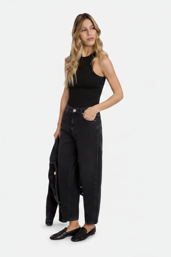 Jeans Bessie in denim nero - YES SHOPJeansDONDUPDP784/BF0018D-W243240472950871