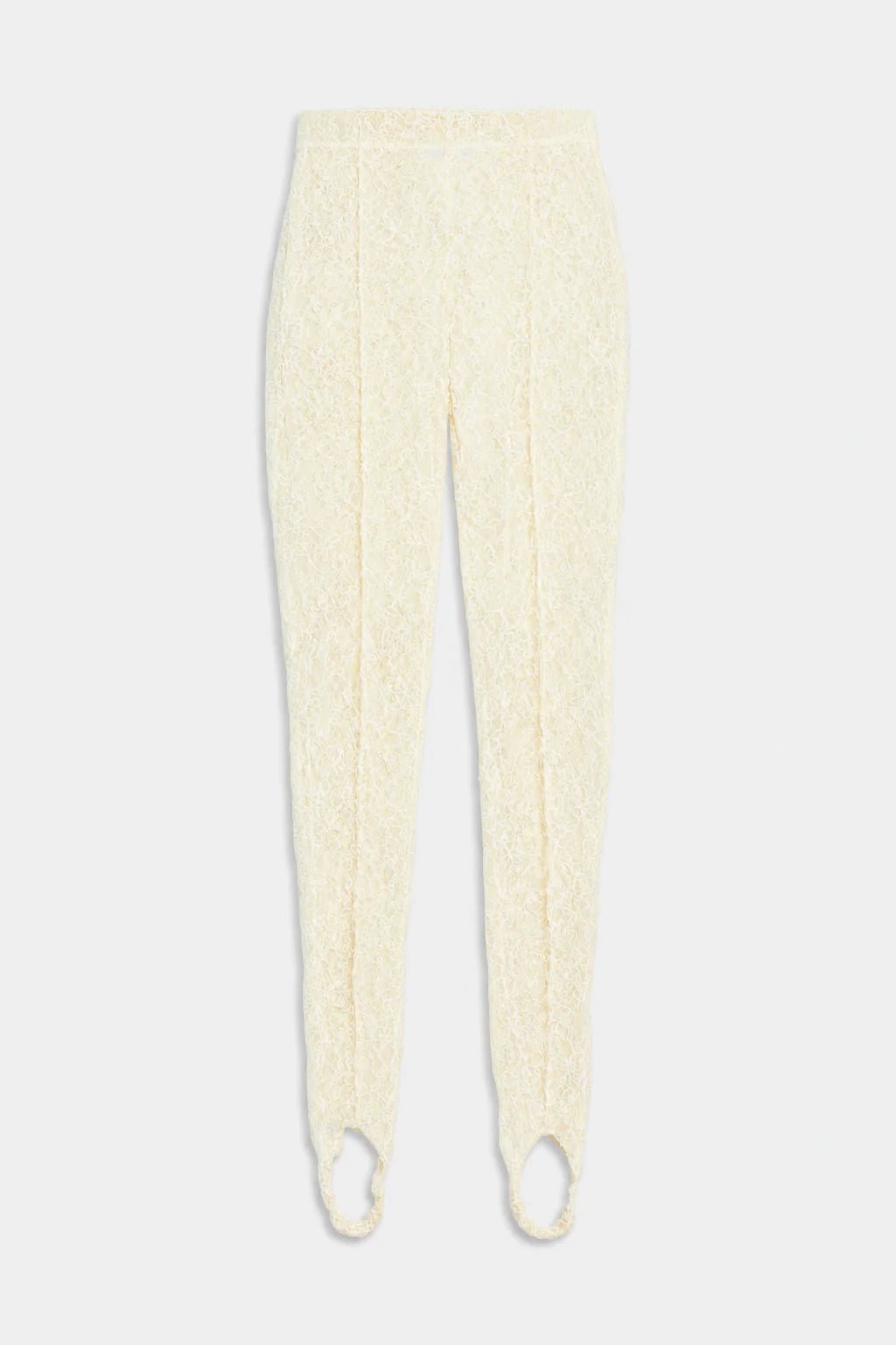 Leggins in pizzo panna con staffa - YES SHOPLegginsWEILI ZHENGF26PL05-6