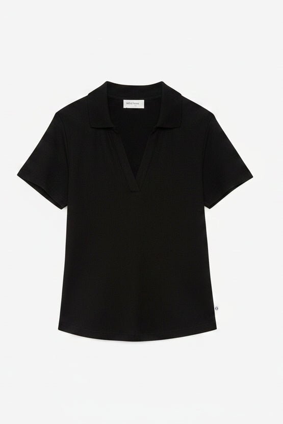 Polo a costine nera - YES SHOPPoloOTTOD'AMEDM8155-XXS3089611323771